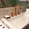 With Self-Draining Wooden Soap Dish Tray Natural Wood Soap Box Storage Rack  Washroom