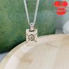 Old House S925 Little Elf Skull Necklace with Interlocking Double G Letters - Trendy Classic Jewelry