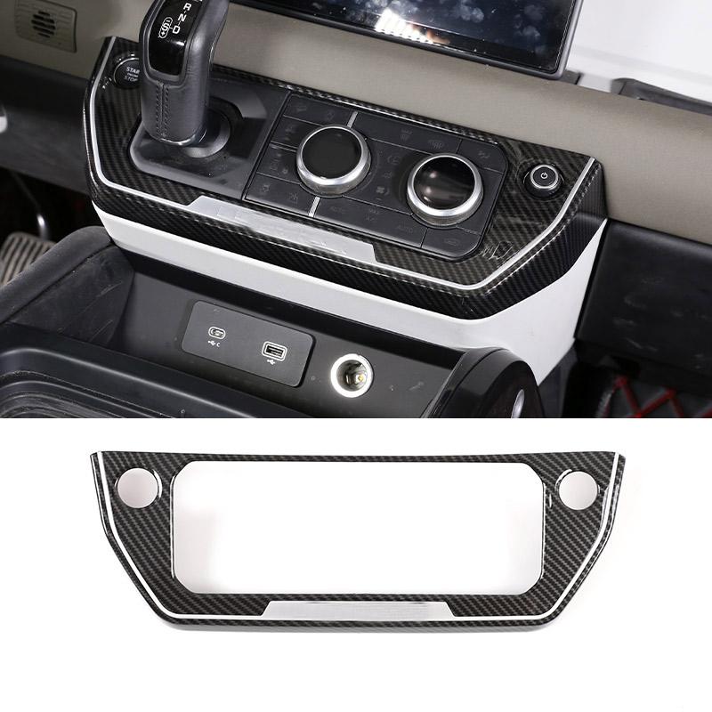 ABS Carbon Fiber For Land Rover Defender 110 2020-2026 Car Interior Modification Protection Cover Decorative Patch Accessories
