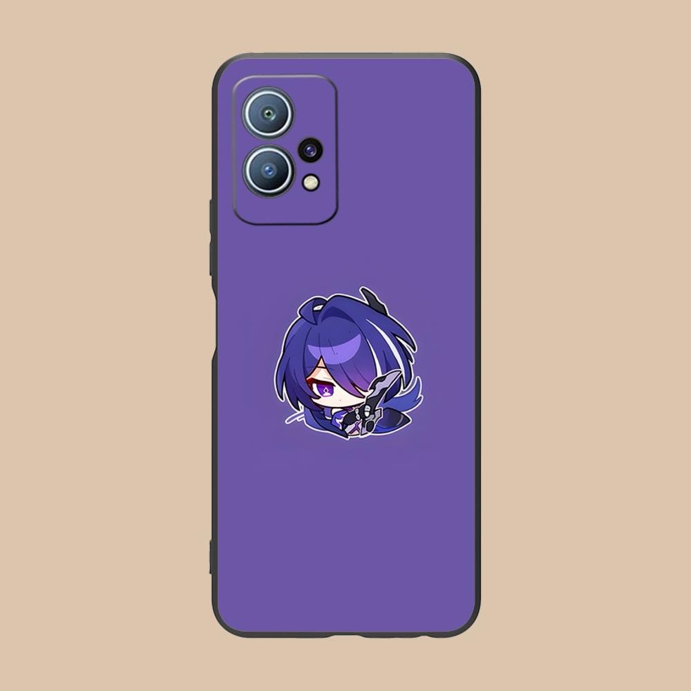HSR Acheron Matte TPU Mobile Phone Case for Huawei P60 P50 P40 P30 P20 P10 P9 P8 Pro Lite Plus Colorful Printing Cover