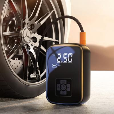 Inflator Tragbarer Luftkompressor Reifenfüller Elektrische Luftpumpe 150 PSI 3600mAh Batterie Motorrad Fahrradpumpe Auto-Luftkompressor