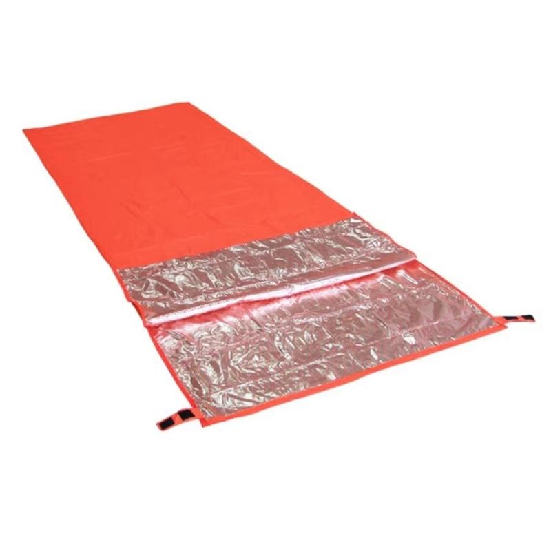 Compacts Single Sleep Bag Outdoor Camping Sleep Bag Warm Windproofed Sleep Bag  for Camping and Backpacking жизненно-оранжевый