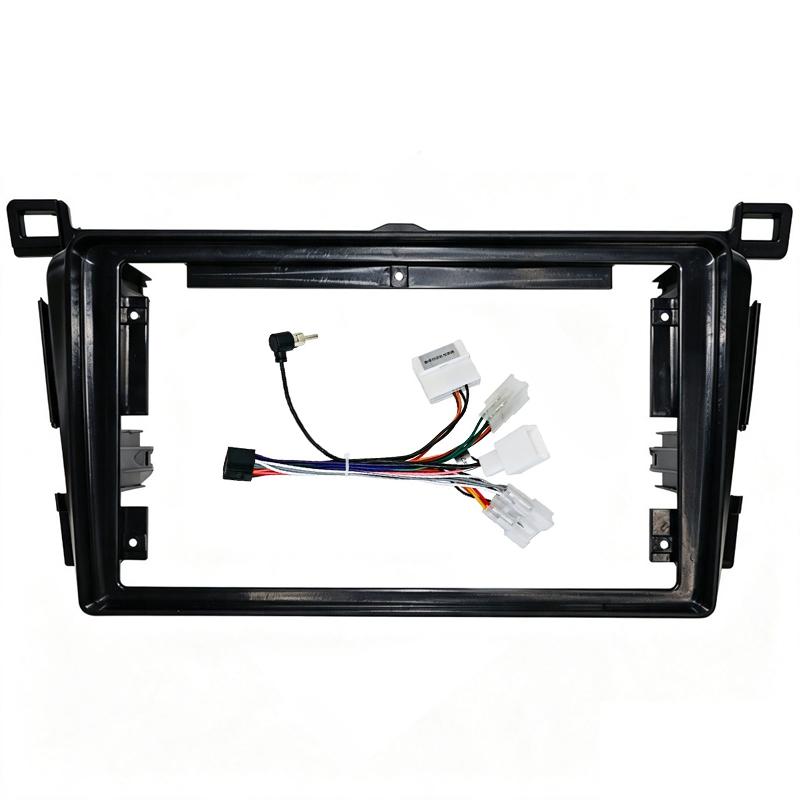 For TOYOTA RAV4 2013-2017 9Inch Car Fascia Frame Decorative Panel Mounting Auto Interior Accessories Modification Panel