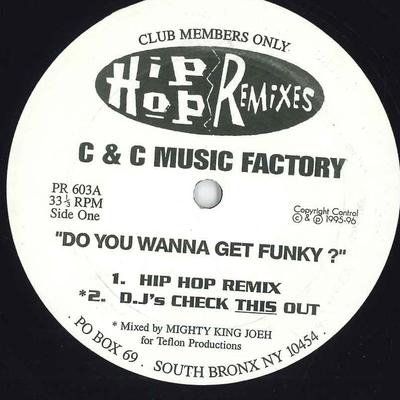 12inch Record C + C MUSIC FACTORY / MONICA - Do You Wanna Get Funky ? / Don't Ta PR603 Hip Hop Remixes US Rap & Hip-Hop/R&B Used