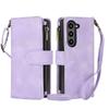 Applicable to Samsung Galaxy Z Fold 6Dreamy Texture Nine-Card Wallet Fold5Card slot flip leather case