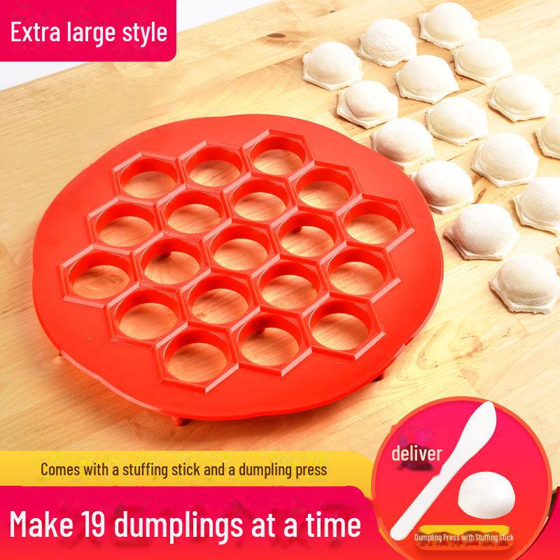 Kreativer Teigtaschenmacher mit 19 Löchern: Einfach zu verwendende Teigtaschenform und Quetschwerkzeug für den Haushalt.