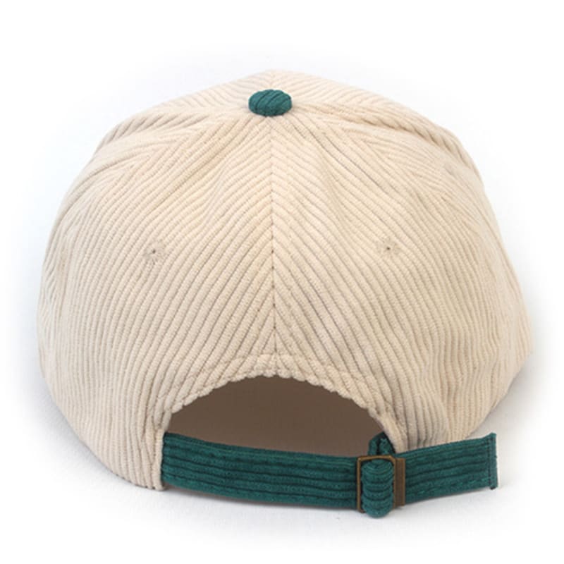 Universal Chemistry Corduroy Navy Beige Campcap Camp Cap