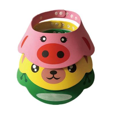 Fashion Eye Protection Portable Waterproof Bath Visor Wash Hair Shield Baby Shower Hat Shampoo Cap