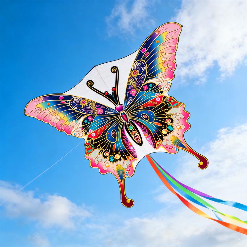 Weifang Butterfly Kite - Easy to Fly Cartoon Style for Children