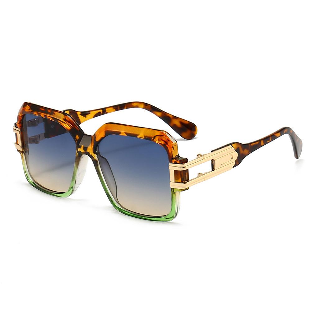 

1 пара великих квадратних сонцезахисних окулярів унісекс, ідеально підходить для чоловіків і жінок, неполяризований модний аксесуар