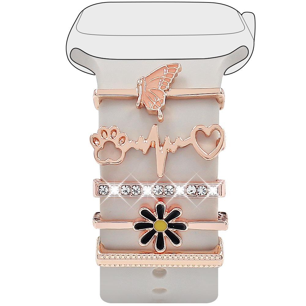 

Ремешок для часов Декоративное кольцо Бриллиантовые металлические подвески для ремешка Apple Watch для ремешка для часов