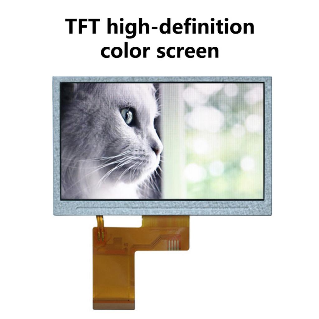 4,3-Zoll Farb-TFT-LCD-Display mit farbiger LED-Hintergrundbeleuchtung, 480x272 Hohe Auflösung für Bürogebrauch