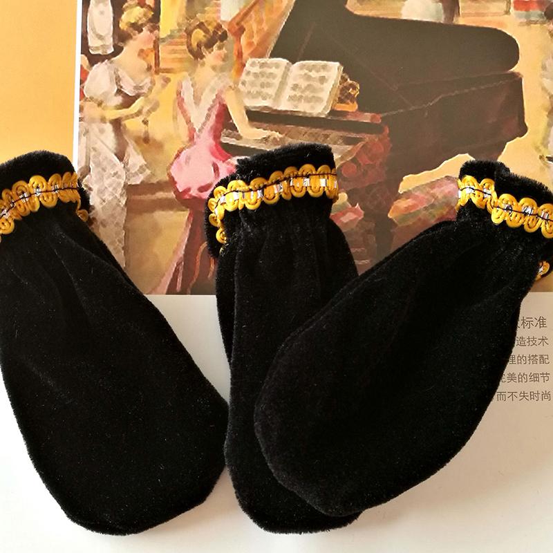 3 Pcs Edging Piano Pedal Cover Cleaning Accessories Mitten Foot Protectors Waterproof And Scratch-Resistant Piano Cover