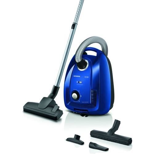 Aspirateur Réservoir Cylindrique - SIEMENS - IQ300 VSC3320 - Sec - Sac à Poussière - Allergy Plus