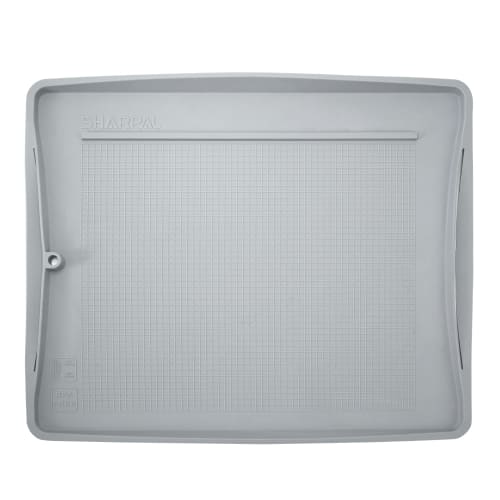 

SHARPAL 149H: Easy-to-sharpen silicone whetstone and whetstone tray, non-slip knife sharpening mat, stopper bar and basket-shaped handle, 0.21 gallon