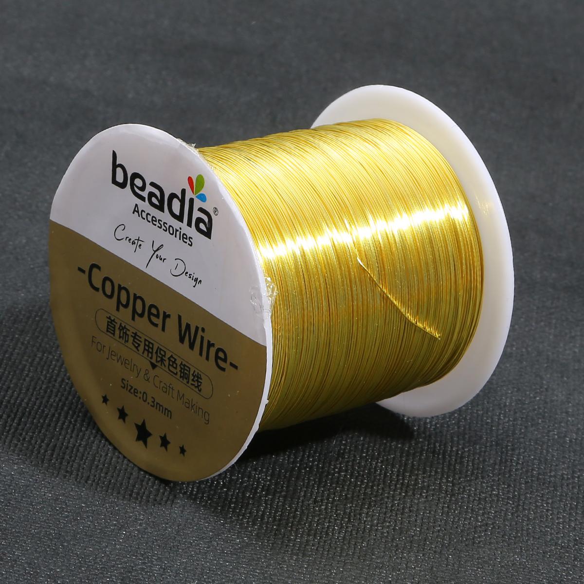 

Металлическая проволока-шнур для бисероплетения, нить для изготовления украшений своими руками, ожерелий, браслетов 0.3mm 320M золотой