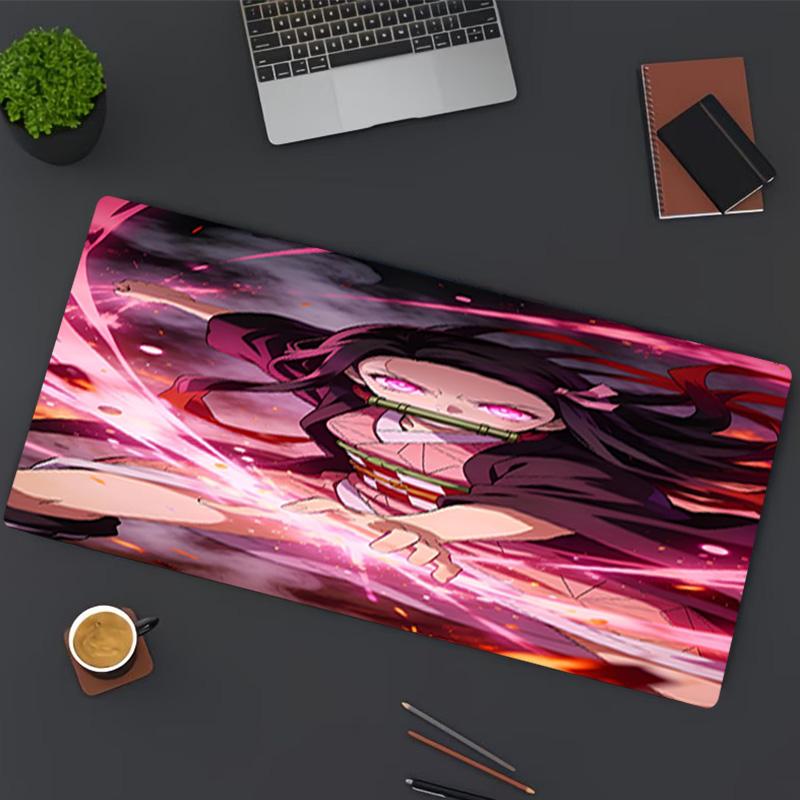 Demon Slayer Print Mouse Pad, for Keyboard Pad Laptop PC Mat for Office Home Use, Desk Decor, Perfect Birthday Gift for Gamers