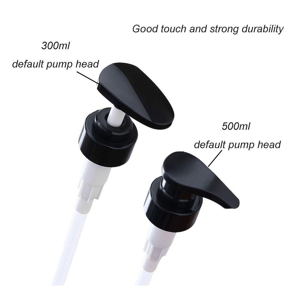 Plastic Pump Bottles 300/500ML Liquid Dispenser Containers Delicate Lotion Bottle  Conditioner