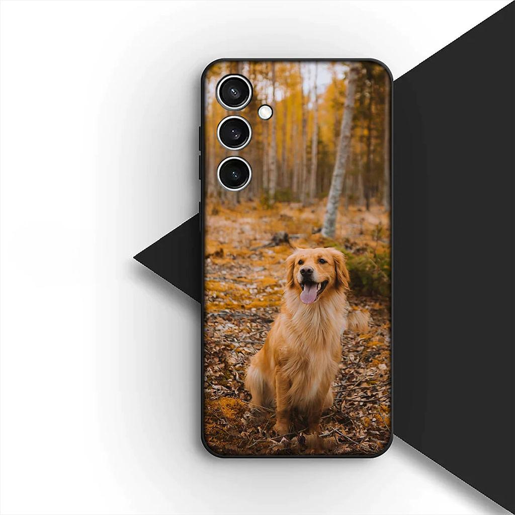 Golden Retriever Dog for Samsung Galaxy Note 20 Ultra 10 8 9 S10 Plus Lite S8 A70 A24 A25 S10E A21S A37 A57 A51 A7 Phone Case
