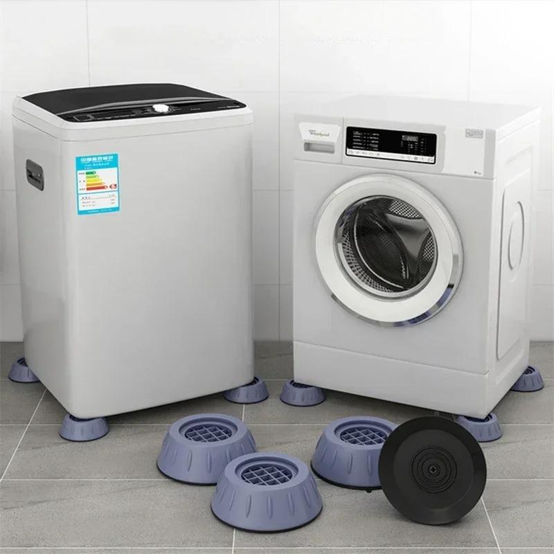 4Pcs Washer Foot Pad Anti Vibration Pads Washing Machine Holder Dryer Shock Support Prevent Moving Non-Slip Home Supplies