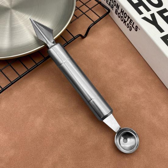 High-quality Multifunctional Corrosion Resistant Practical Fruit Segmentation Carving Spoon Kitchen Utensil Fruit Digging Scoop