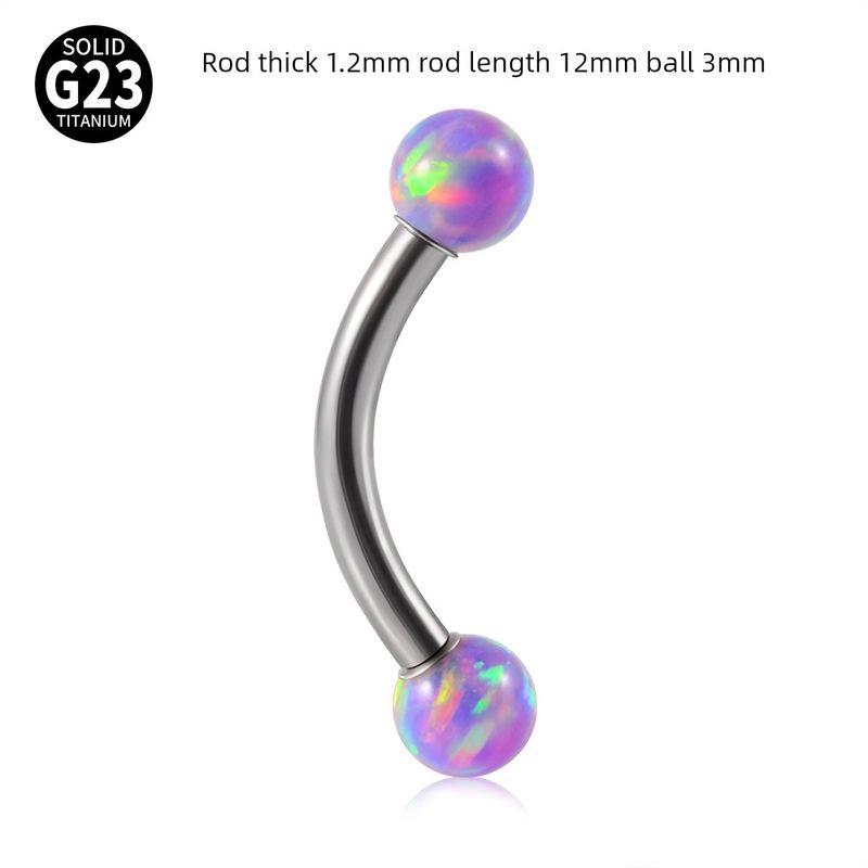 

G23 Lvyue Aobao Пирсинг лабрета кости брови Женский циркон OP38 Rod thick 1.2mm rod length 12mm drill 3mm