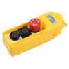 1PC Electric Hoist Switch 220V Screw Terminal Electric Hoist Switch IP54 Lifting Button Box Exigent Stop Button Switches Parts
