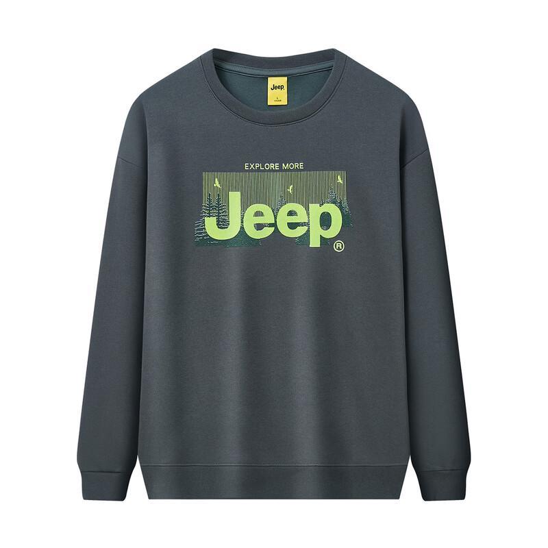 JEEP Men s Casual Crew Neck Long Sleeve Top XL