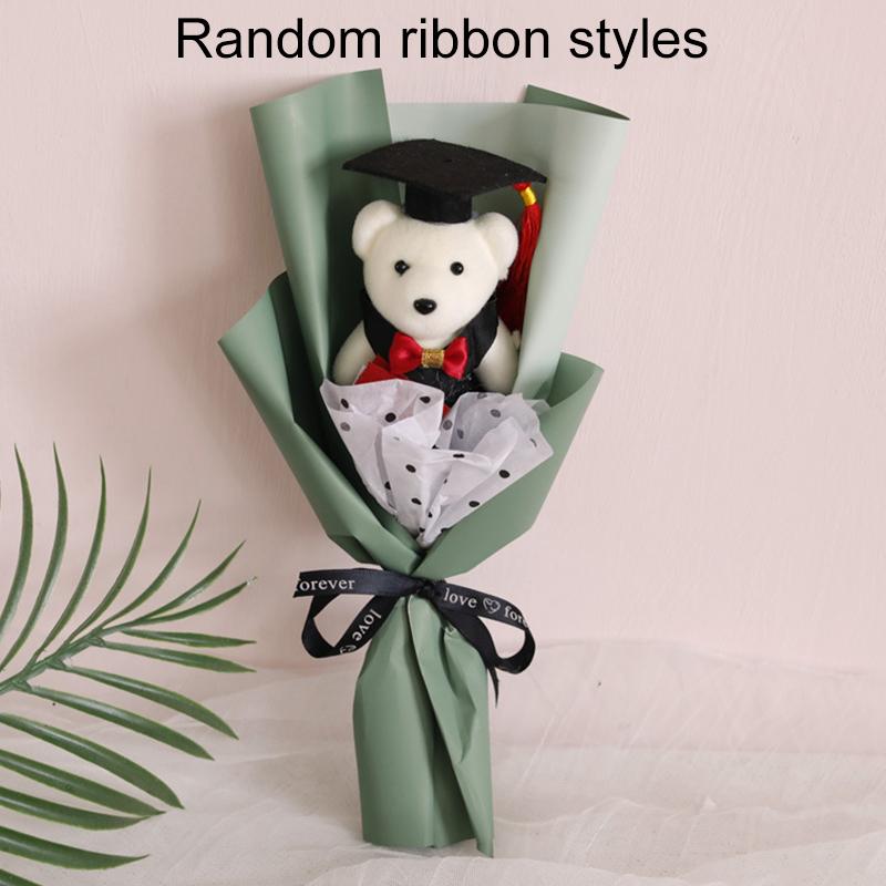 Studenttid DIY-bukett Tecknad björn Söt Handgjord Kreativ Gåva Gåva