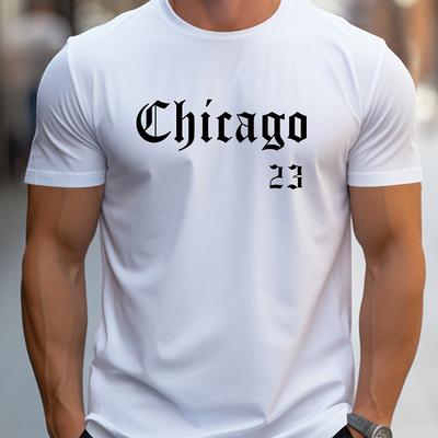 Street Basic Men's T-Shirt - Fabric Versatile Trendy Daily Wear