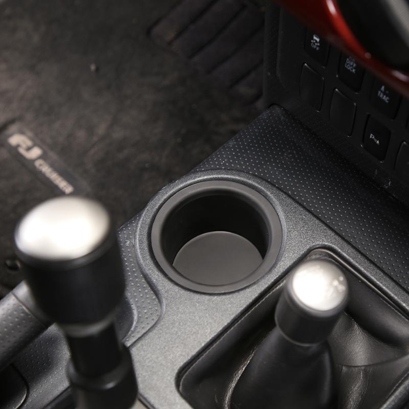 Car Cup Holder For Toyota FJ Cruiser 2007- Silicone Central Control Cup Stopper Drink Water Bottle Can Mount Anti-slip