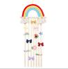 Rainbow Lace Hairpin & Headband Organizer for Kids' Room Decor