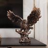 Bronze Antique Eagle Wine Cabinet Ornament for Living Room
