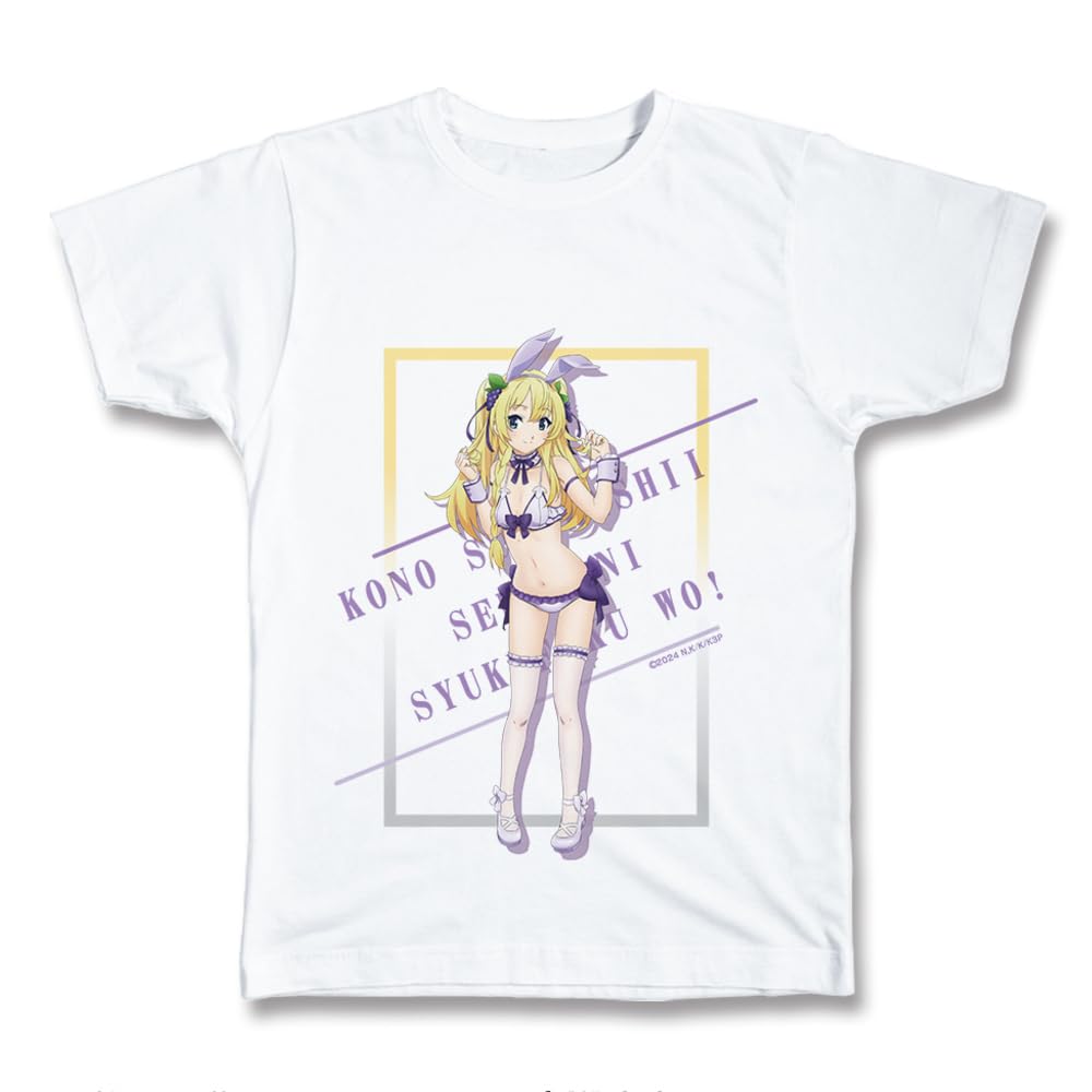 KonoSuba: God's Blessing on this Wonderful World! 3 T-shirt, XL size, Bunny style swimsuit ver., Iris