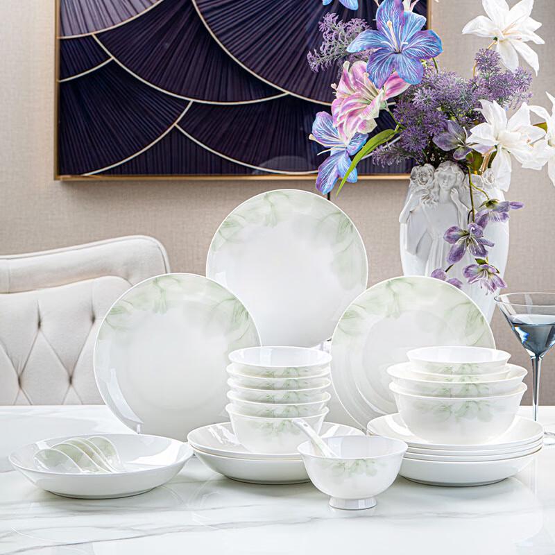 NINE CRANES Jingdezhen Bone China Dinnerware Set