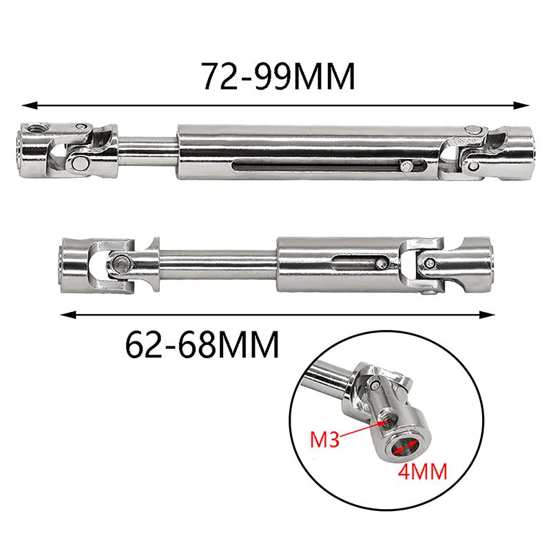 

Durable Metal CVD Driveshaft for Jeep C8815 1/10 Scale RC Car Upgrade Parts срібний