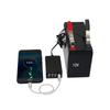 4USB Port Power Adapter with Battery Clip 12V 24V to 5V 8A for Charging Cell Phone Emergency USB Power High Efficiency