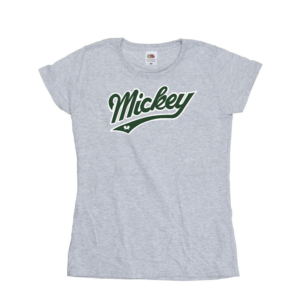 Disney Womens/Ladies Mickey Mouse Bold Cotton T-Shirt