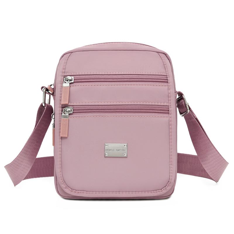 Women's Crossbody Bag Multi-Pocket Shoulder Bag Mother Bag Nylon Large Capacity Square Bag