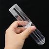 Cylindrical & Square Eyelash Tweezers Storage Box with Golden Feather Design