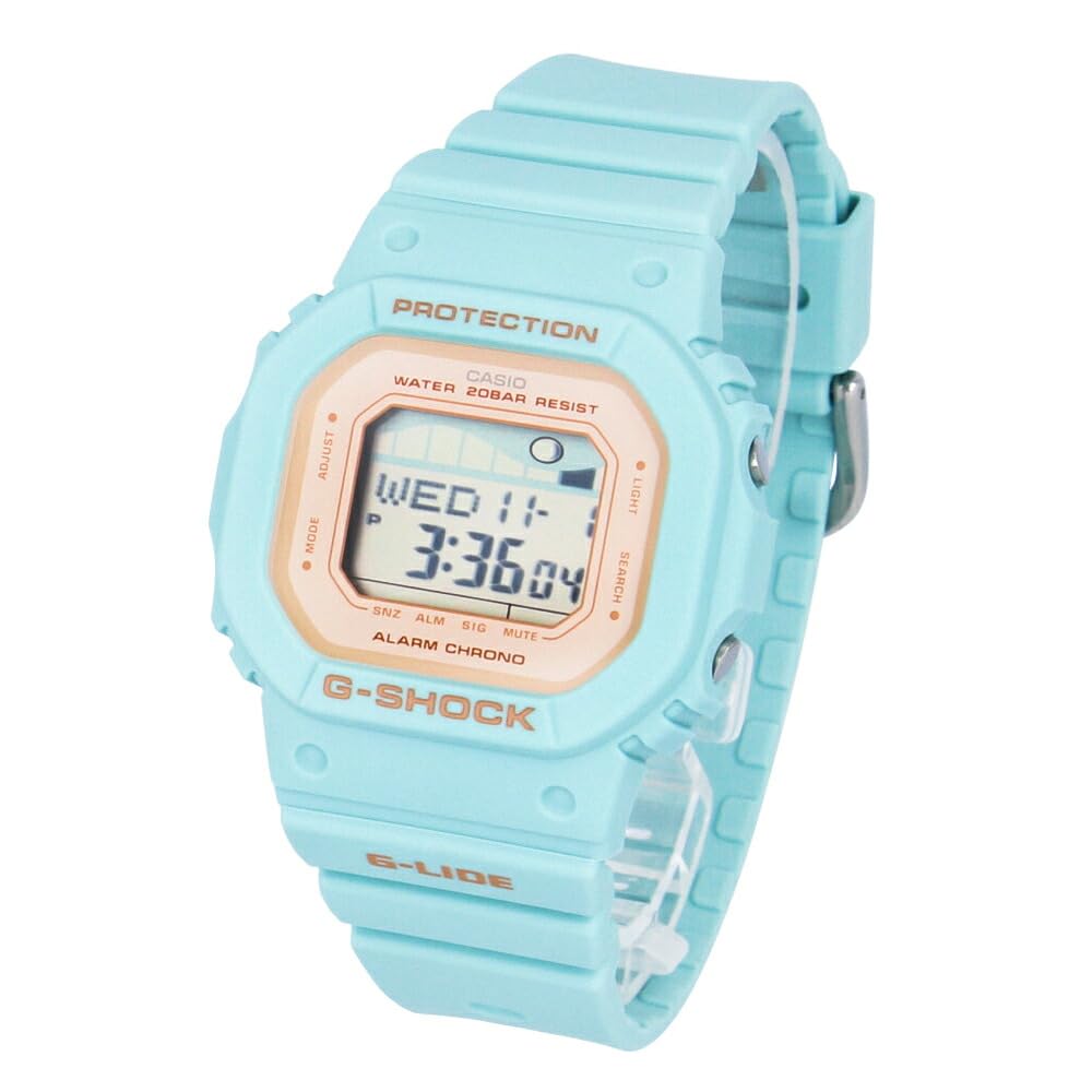 

CASIO WOMEN Часы женские цифровые Tide Graph Pale Blue G-SHOCK G-LIDE GLX-S5600-3 [Товар]