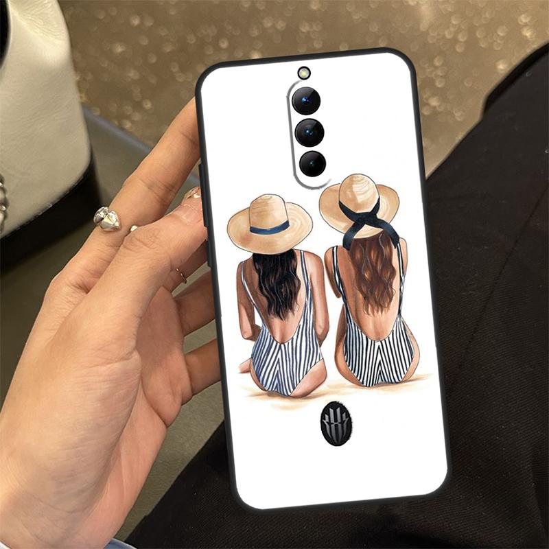 Beste Freunde BFF Passendes Case Für ZTE Nubia Red Magic 10 9 8 8S 9S 10S Pro Plus 6 7 6S 7S Pro RedMagic 10 Air Hülle