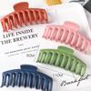 European & American Style Geometric Hair Claw Clip - Large Dragon Bone Design