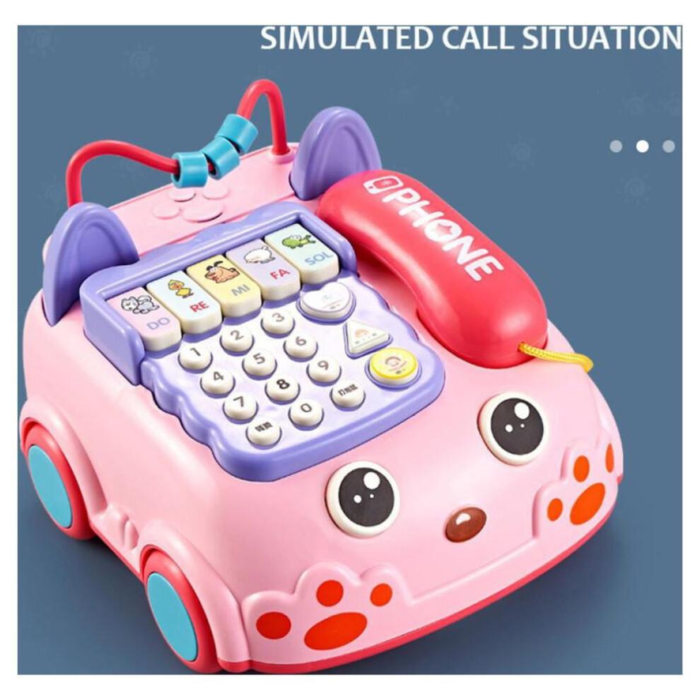 Baby-Telefonspielzeug, Musiklicht-Klavierspielzeug, Kompatibel mit Kinderhandy für Rollenspiele & Lernen