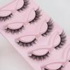 European and American Fox-Style Cat Eye Thick Synthetic False Eyelashes - 5 Pairs