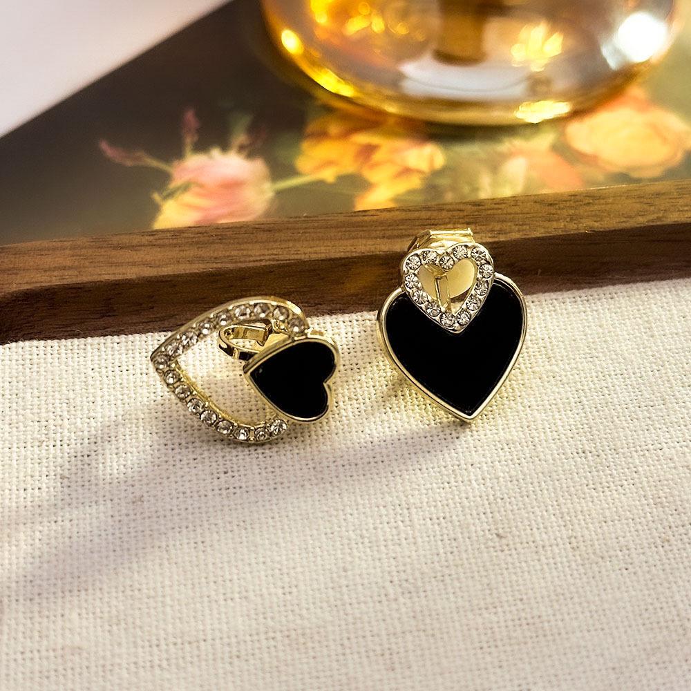 High-End Französische Dreieck Ohrclips ohne Piercing - Damen Einfache, Elegante, Luxuriöse Ohrringe