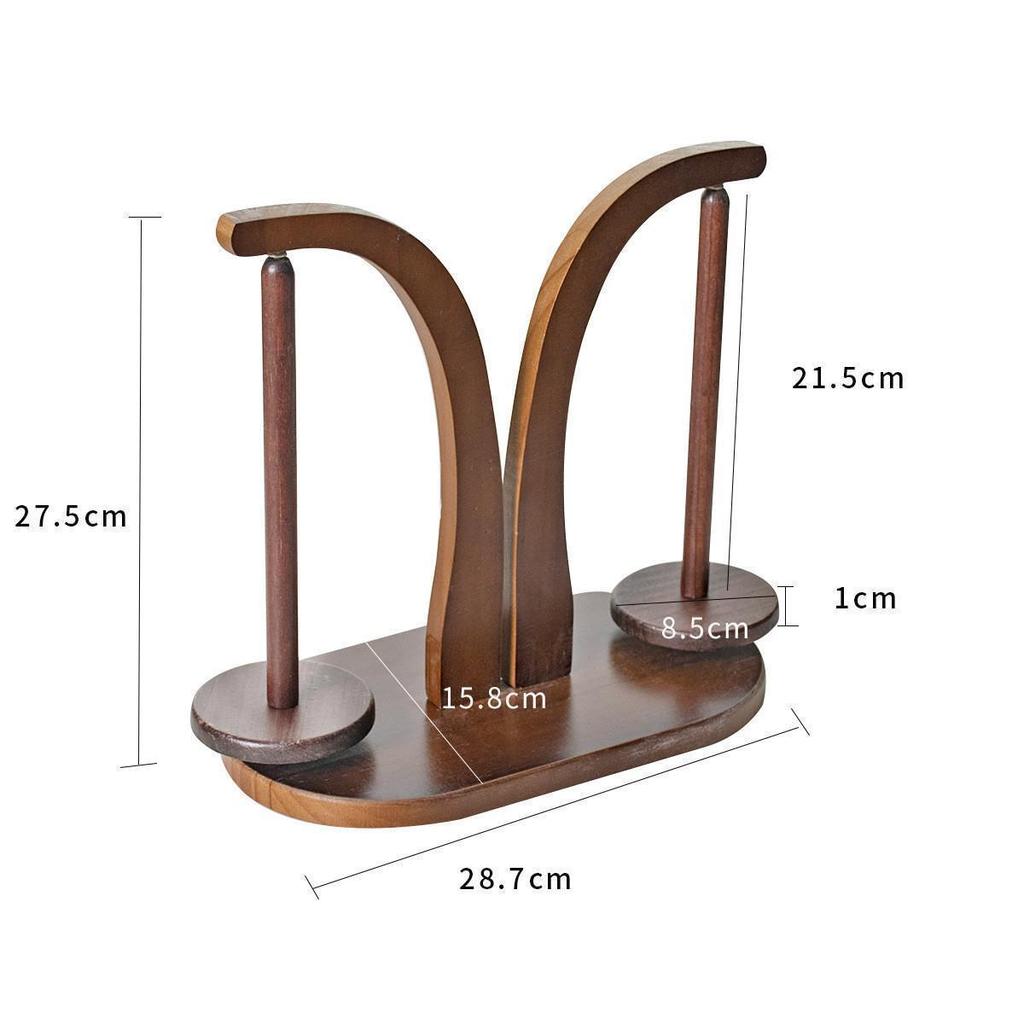 Buche Holz Drehbarer Garn- und Häkelwickler