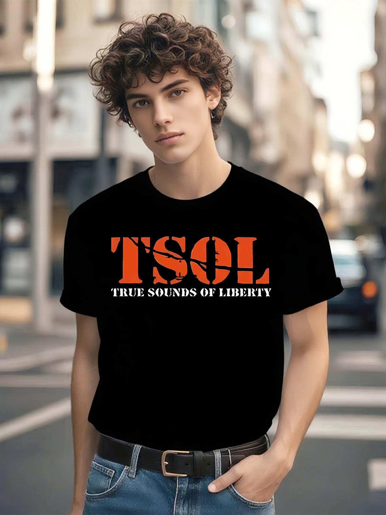 TSOL Punk Rock Band Black Tshirt - 100% Cotton S