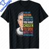 If You Are Neutral In Situations of Injustice RBG TShirt Positive Slogan Clothes Women Casual Summer Streetwear Tops