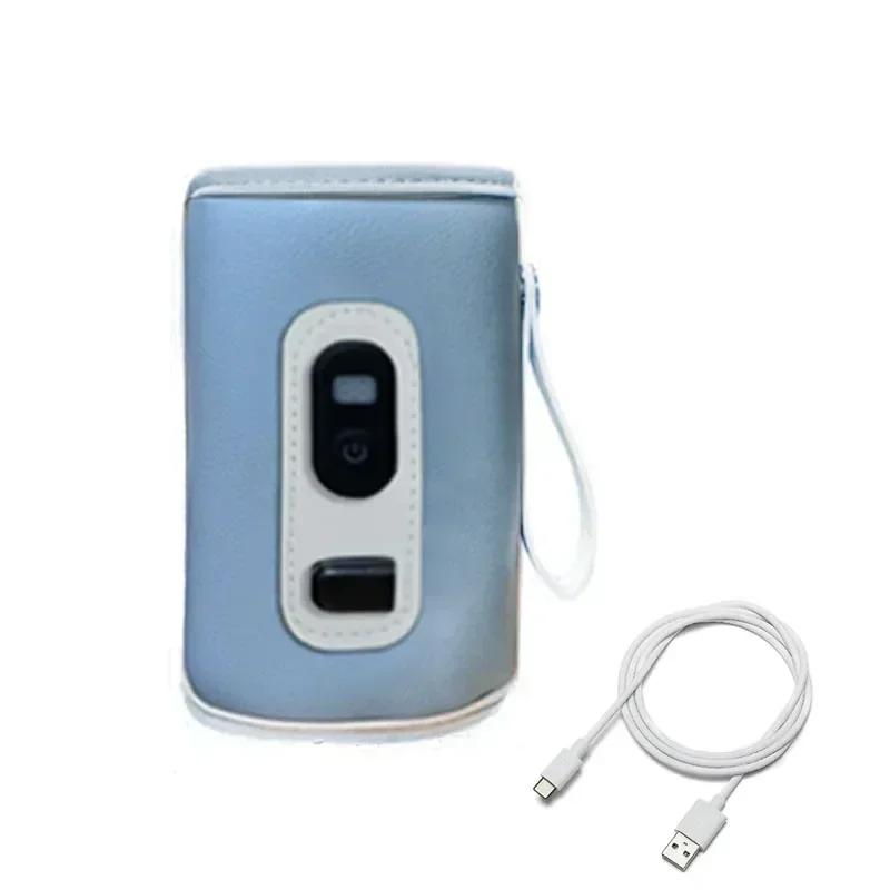 USB Milk Water Warmer Travel Stroller Insulated Bag Nursing Bottle Heater Portable Bottle Feeding Warmer for Traveling